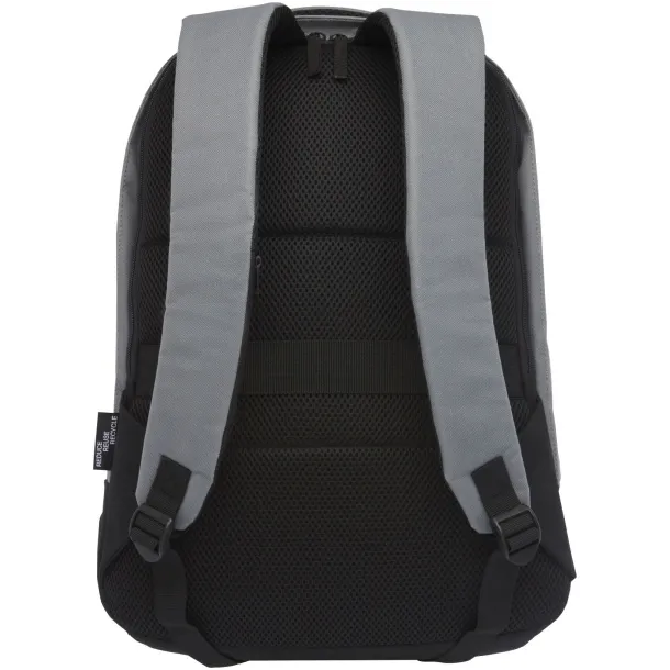 Cover RPET anti-theft backpack Grey