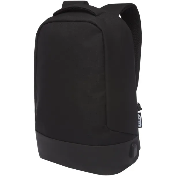 Cover RPET anti-theft backpack - Unbranded Solid black