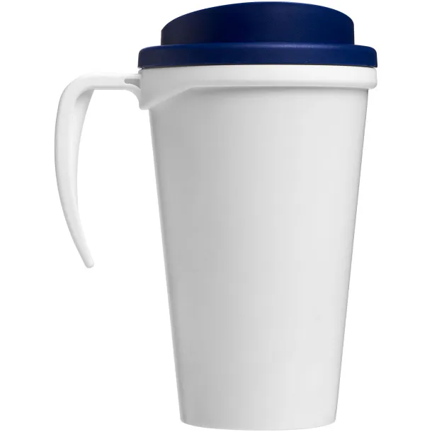 Brite-Americano® grande 350 ml insulated mug - Unbranded White Blue