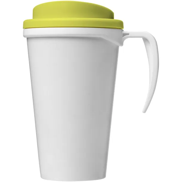 Brite-Americano® grande 350 ml insulated mug - Unbranded White Lime