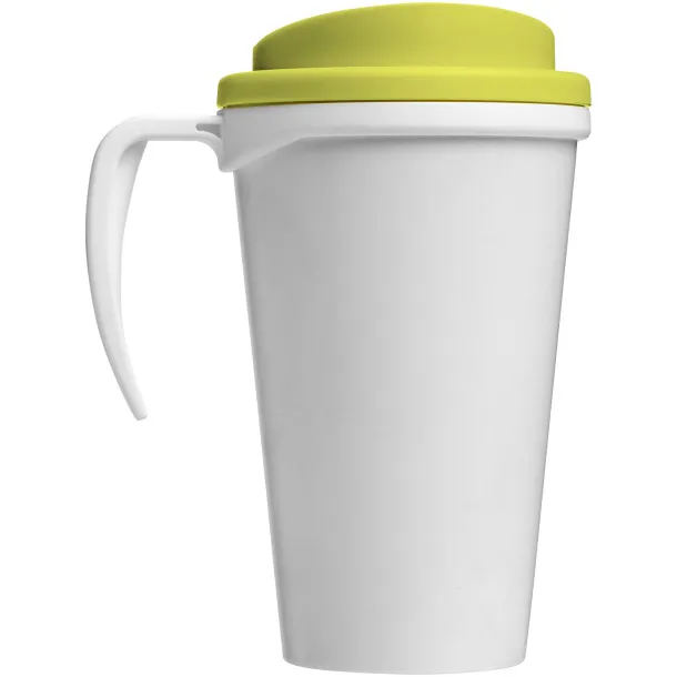 Brite-Americano® grande 350 ml insulated mug - Unbranded White Lime