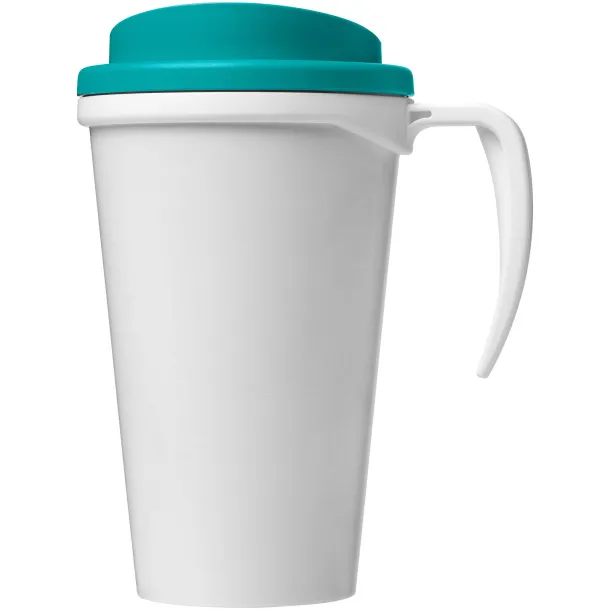 Brite-Americano® grande 350 ml insulated mug - Unbranded White Aqua