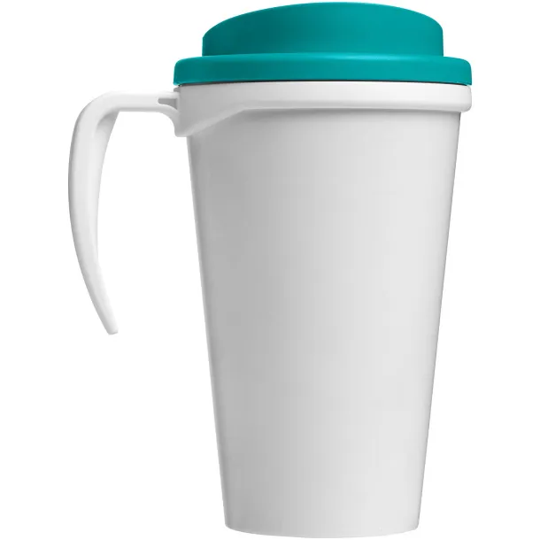 Brite-Americano® grande 350 ml insulated mug - Unbranded White Aqua