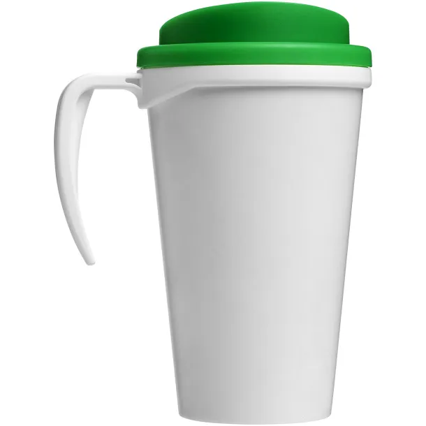 Brite-Americano® grande 350 ml insulated mug - Unbranded White Green