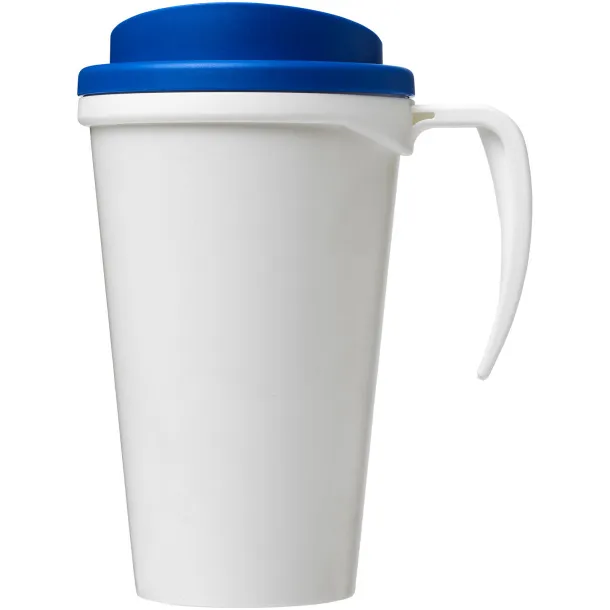 Brite-Americano® grande 350 ml insulated mug - Unbranded White Mid blue