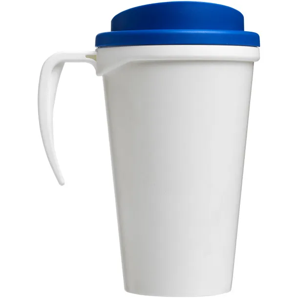 Brite-Americano® grande 350 ml insulated mug - Unbranded White Mid blue