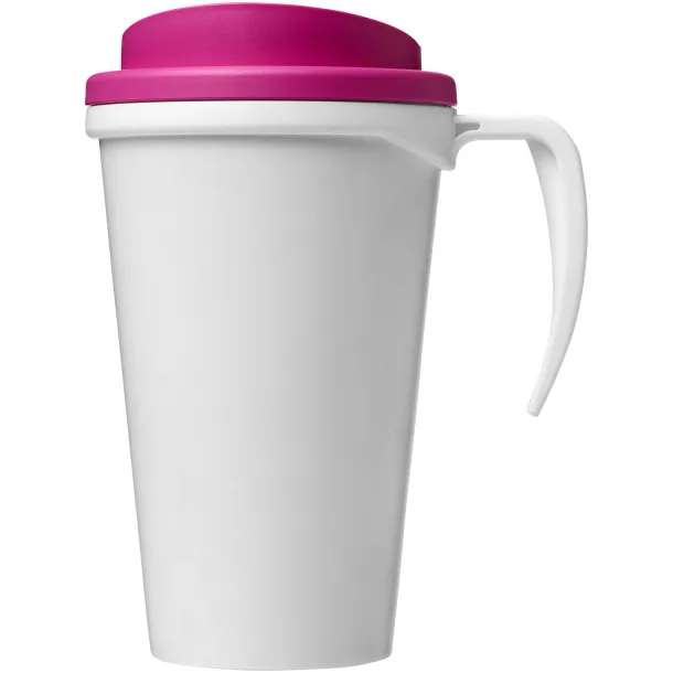 Brite-Americano® grande 350 ml insulated mug - Unbranded White Transparent pink