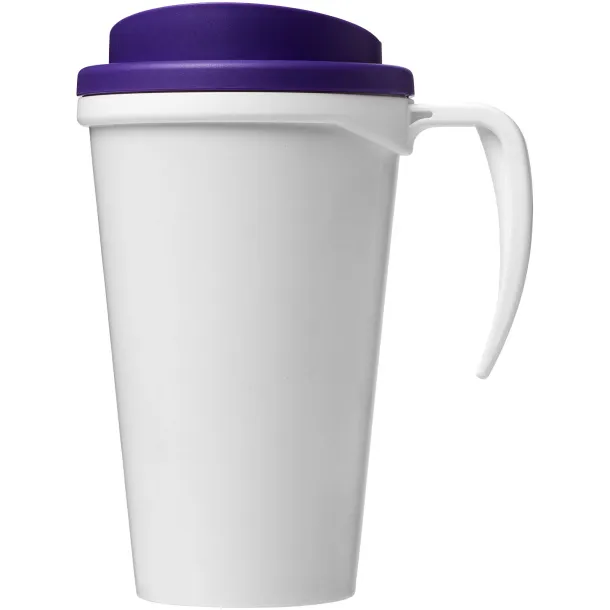 Brite-Americano® grande 350 ml insulated mug - Unbranded White Purple