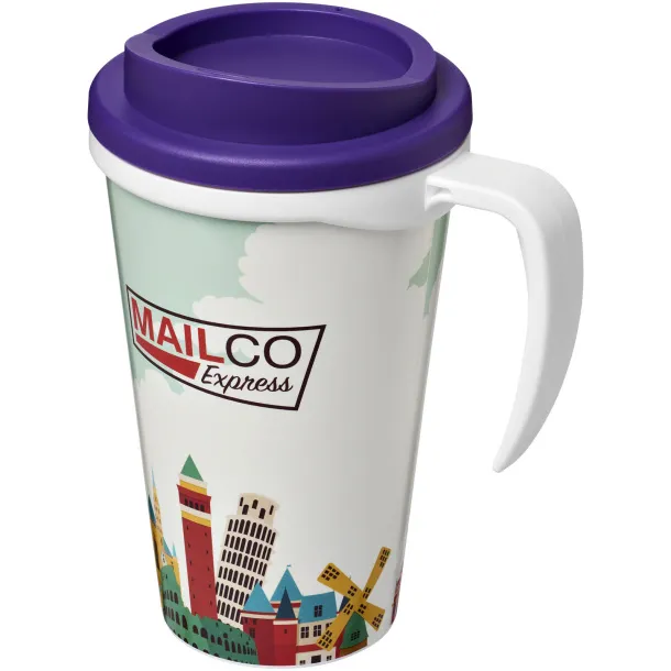 Brite-Americano® grande 350 ml insulated mug White Purple