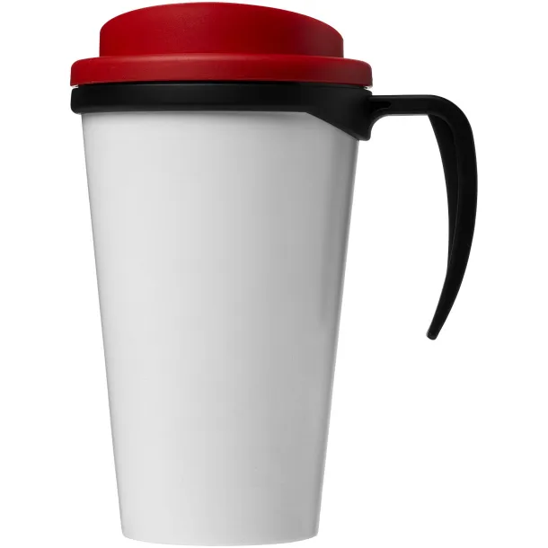 Brite-Americano® grande 350 ml insulated mug Solid black Red