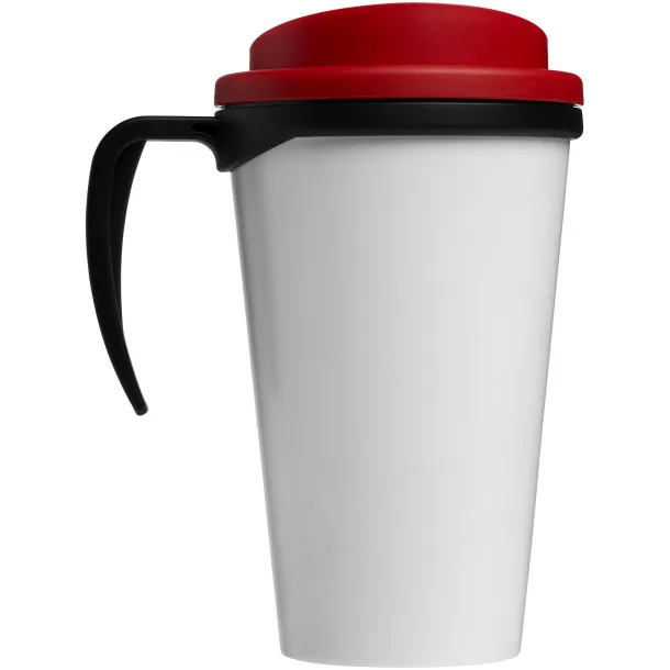 Brite-Americano® grande 350 ml insulated mug Solid black Red