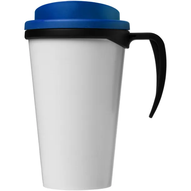 Brite-Americano® grande 350 ml insulated mug Solid black Mid blue