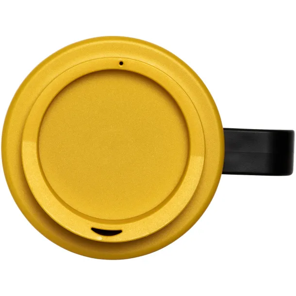 Brite-Americano® termo šalica, 350 ml Crna Žuta