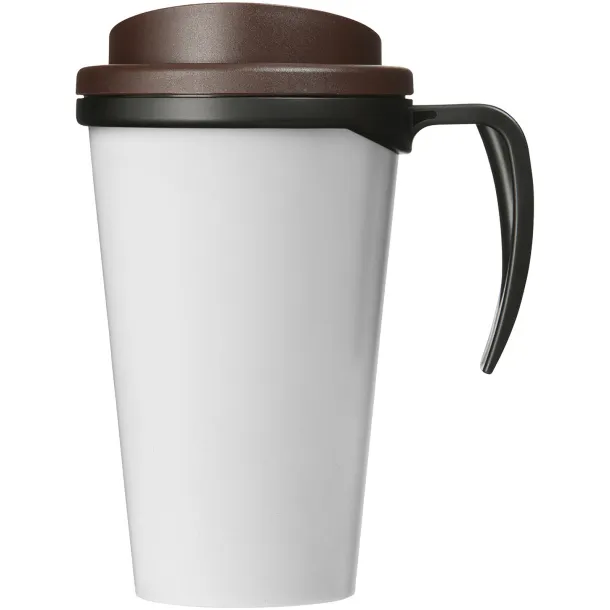 Brite-Americano® grande 350 ml insulated mug Solid black Brown