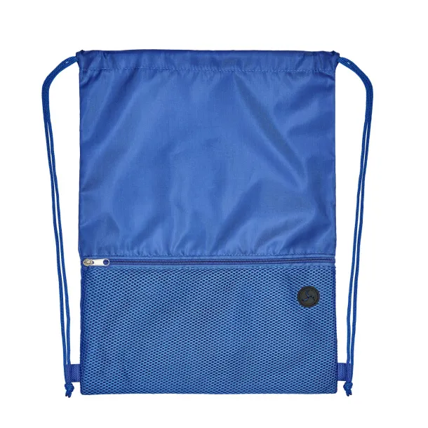 Oriole mesh drawstring backpack Royal blue