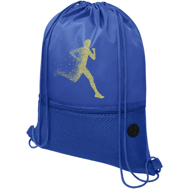 Oriole mesh drawstring backpack Royal blue