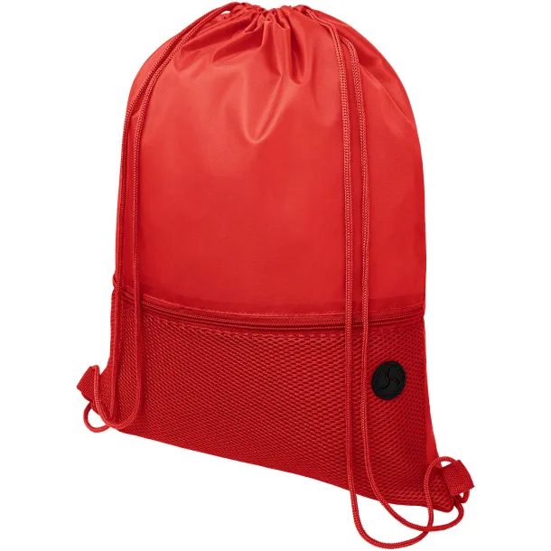 Oriole mesh drawstring backpack - Unbranded Red