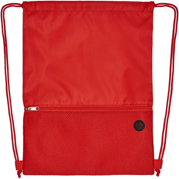 Oriole mesh drawstring backpack Red