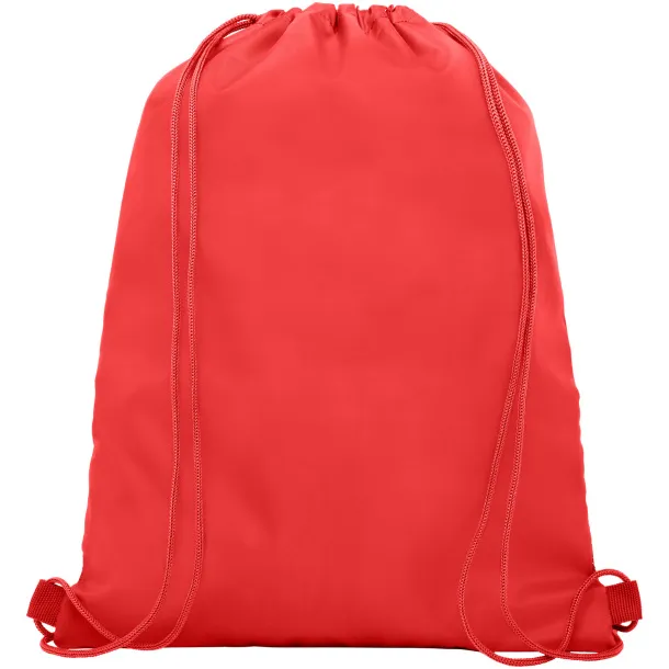 Oriole mesh drawstring backpack Red