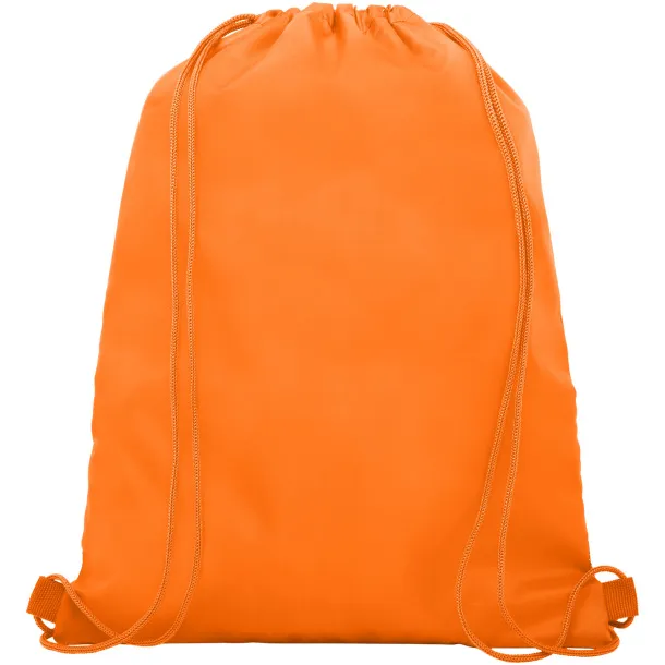 Oriole mesh drawstring backpack Orange