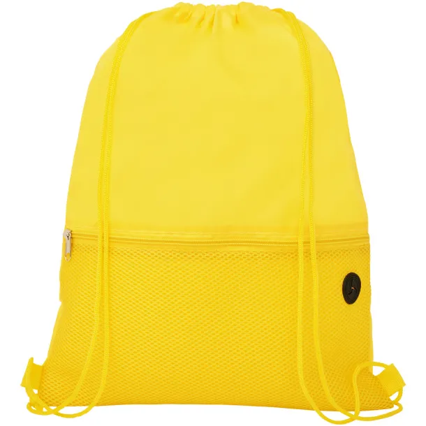 Oriole mesh drawstring backpack - Unbranded Yellow