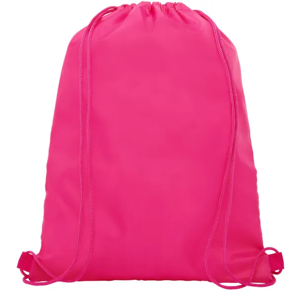 Oriole mesh drawstring backpack Magenta