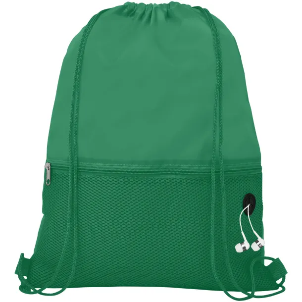 Oriole mesh drawstring backpack Green