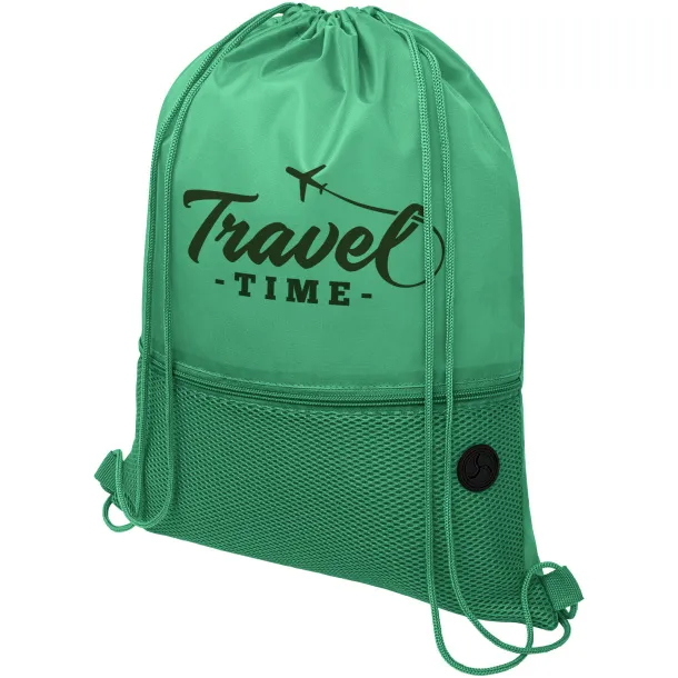 Oriole mesh drawstring backpack Green