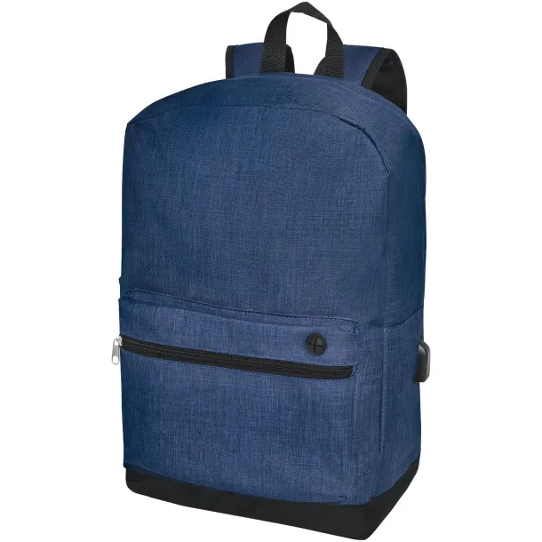 Hoss 15.6" business laptop backpack Navy Blue