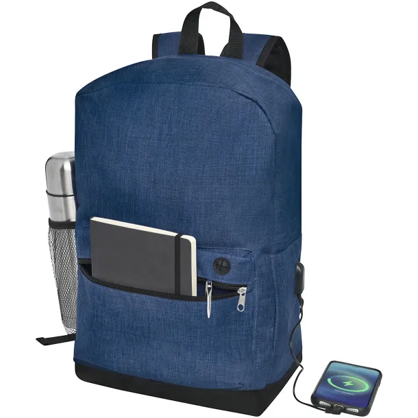 Hoss 15.6" business laptop backpack Navy Blue