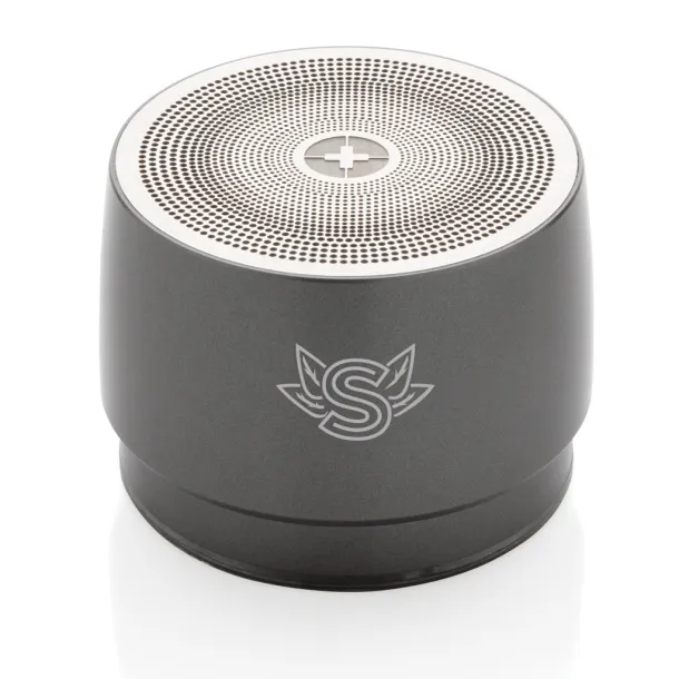  Swiss peak 5W wireless bass speaker - Swiss Peak Grey Grey