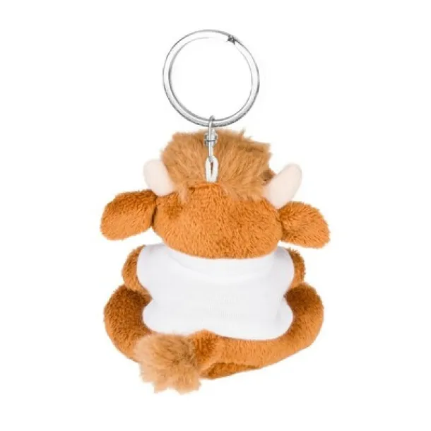 Vincent Plush wisent, keyring brown