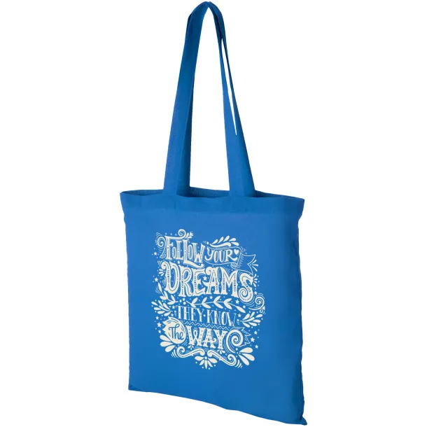 Peru 180 g/m² cotton tote bag Process blue