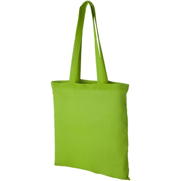 Peru 180 g/m² cotton tote bag Lime green