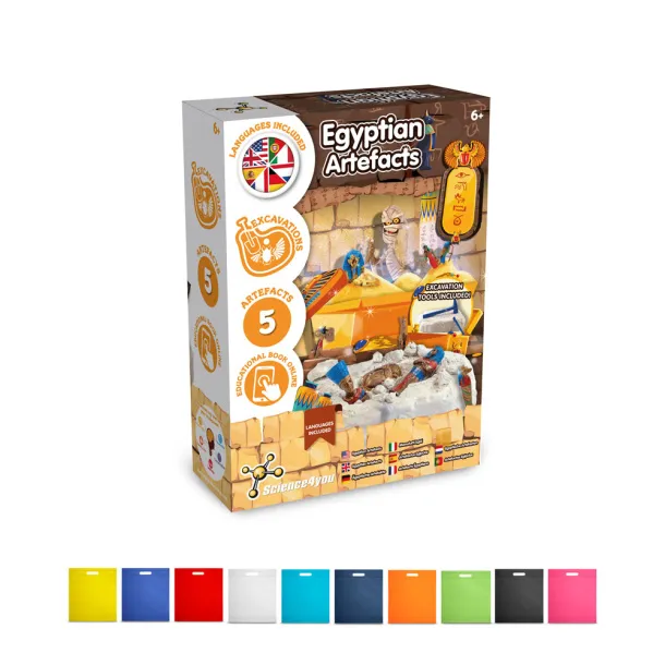 Ancient Egypt Excavation Kit IV Educational game supplied with a non-woven gift bag (80 g/m²)