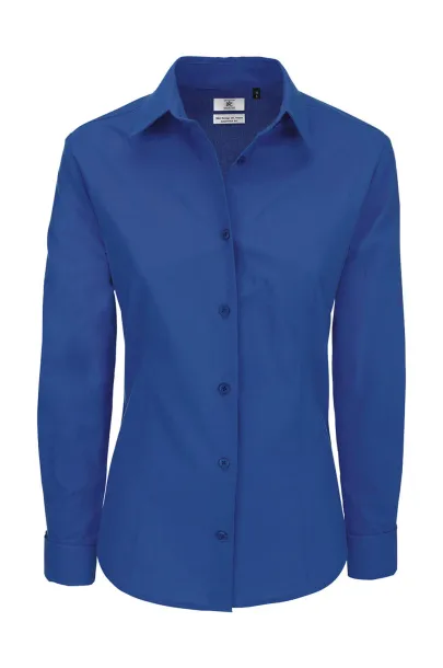  Heritage LSL/women Poplin Shirt - B&C Blue Chip