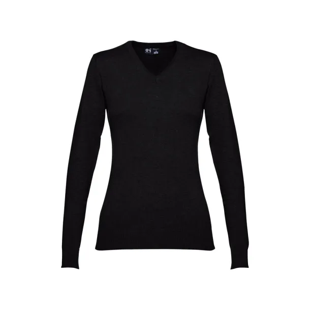 MILAN WOMEN Women's V-neck jumper Black