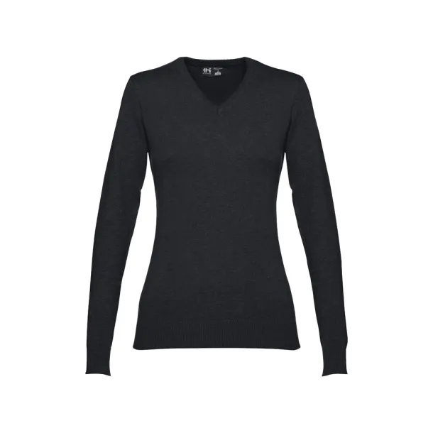 MILAN WOMEN Women's V-neck jumper Black