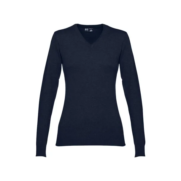 MILAN WOMEN Women's V-neck jumper Navy Blue