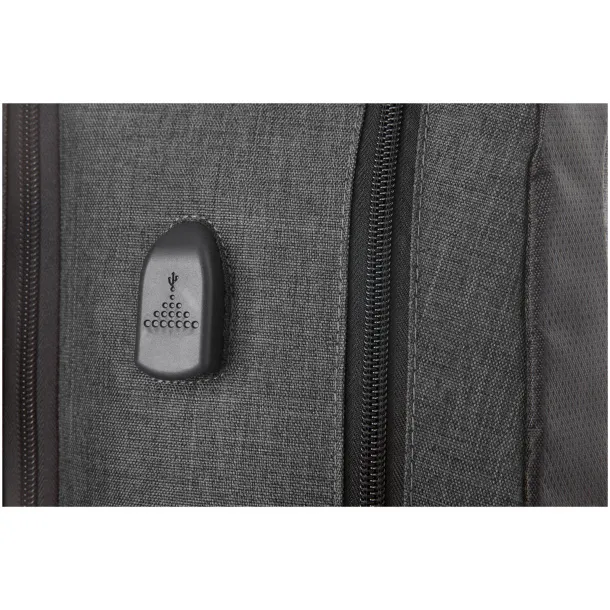 Overland 17" TSA laptop backpack - Unbranded Charcoal