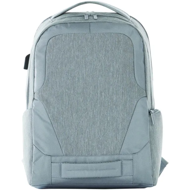 Overland 17" TSA laptop backpack Heather grey