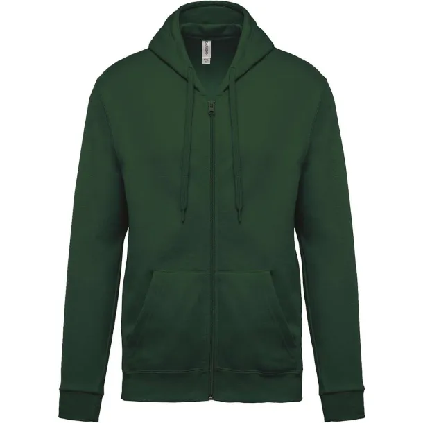  FULL ZIP HOODED SWEATSHIRT - Kariban Šumski zelena