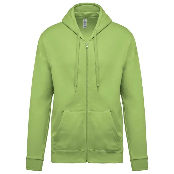  FULL ZIP HOODED SWEATSHIRT - Kariban Lime