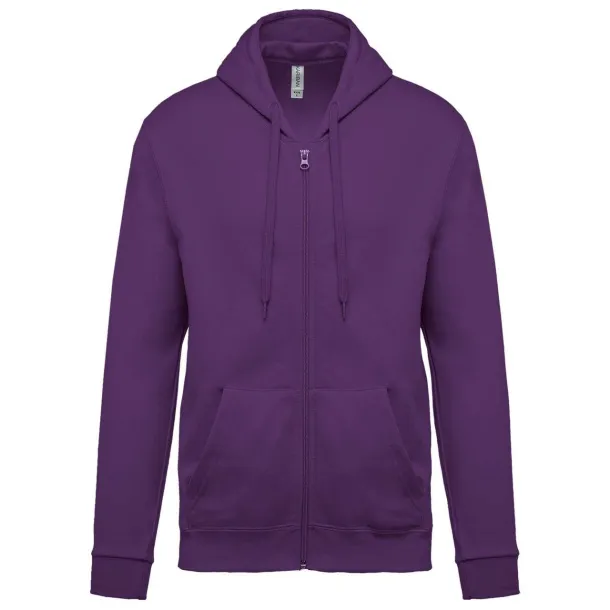  FULL ZIP HOODED SWEATSHIRT - Kariban Ljubičasta