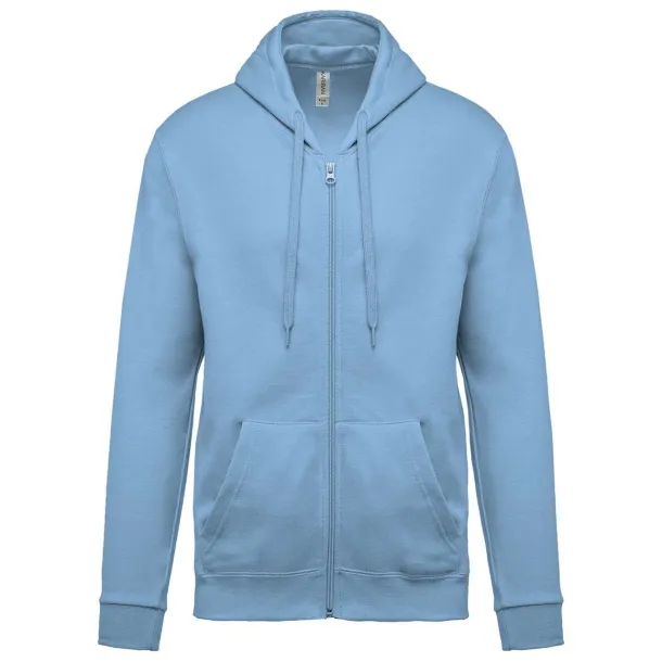  FULL ZIP HOODED SWEATSHIRT - Kariban Sky blue