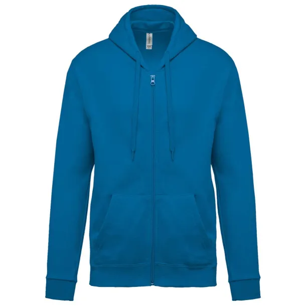  FULL ZIP HOODED SWEATSHIRT - Kariban Tropical Blue