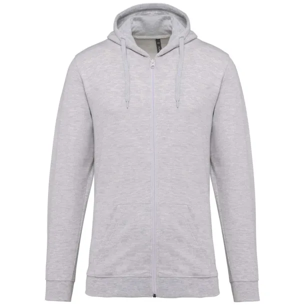  FULL ZIP HOODED SWEATSHIRT - Kariban Ash