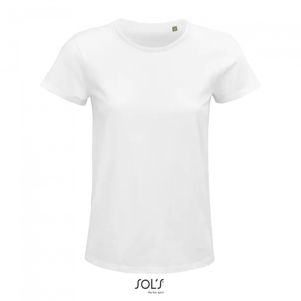  SOL'S CRUSADER WOMEN - ROUND-NECK FITTED JERSEY T-SHIRT - SOL'S White