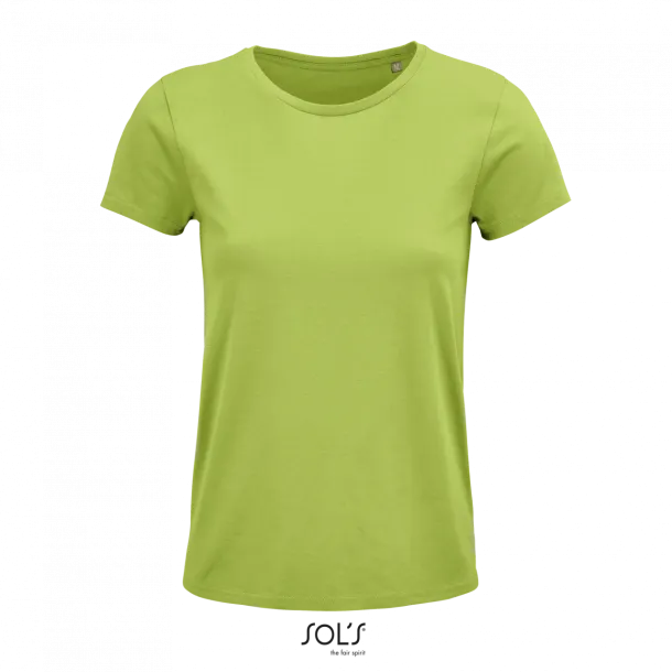  SOL'S CRUSADER WOMEN - ROUND-NECK FITTED JERSEY T-SHIRT - SOL'S Apple Green