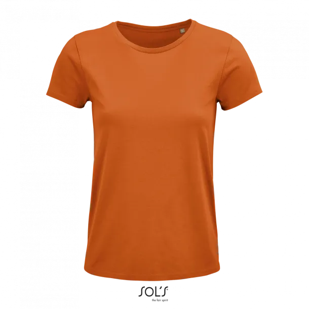  SOL'S CRUSADER WOMEN - ROUND-NECK FITTED JERSEY T-SHIRT - SOL'S Orange